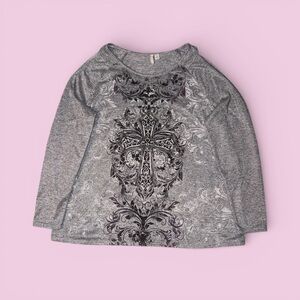 Gray Graphic Kids Shirt